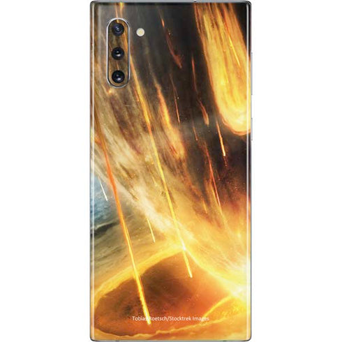 StockTrek Giant Asteroid Collides with Planet Earth Galaxy Note 10 Skin